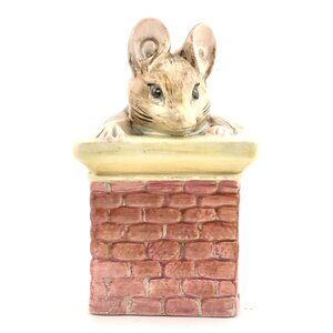 Royal Albert Beatrix Potter Tom Thumb Mouse Figurine Porcelain England Vintage